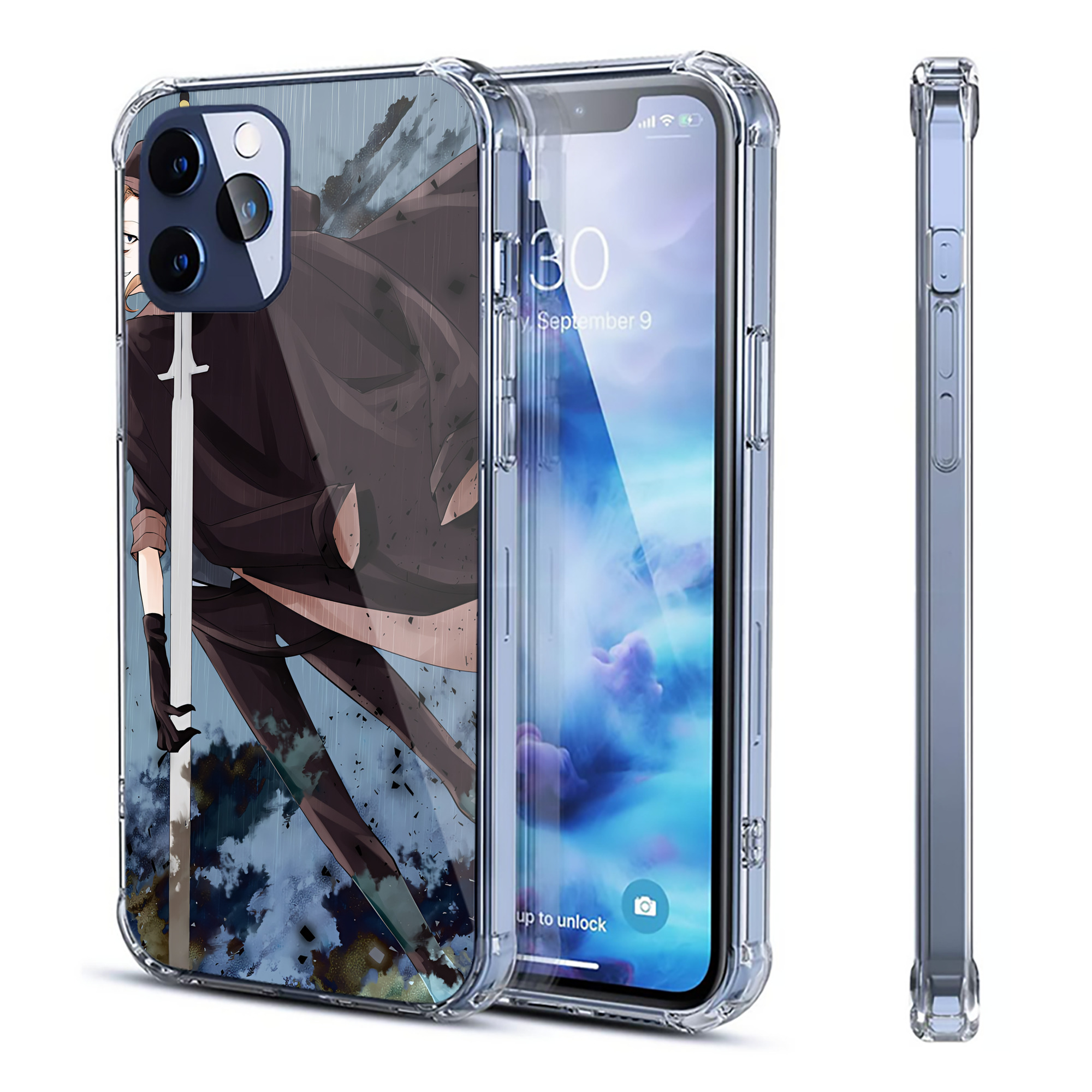 （画像用） 文豪ストレイドッグス Bungo Stray Dogs 【iPhone 12シリーズ対応】透明スマホケース（クリアソフトケース）